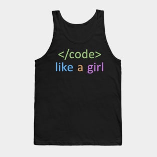 Coding Girl Tank Top